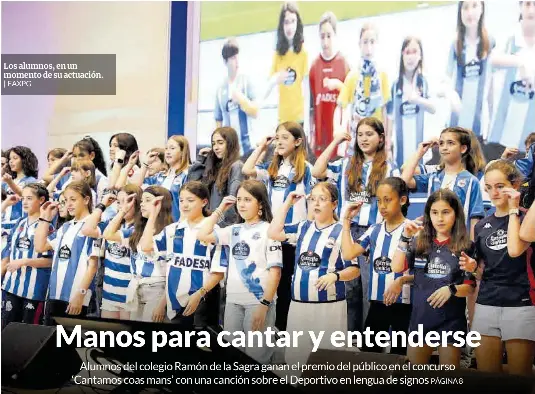 MANOS PARA CANTAR Y ENTENDERSE