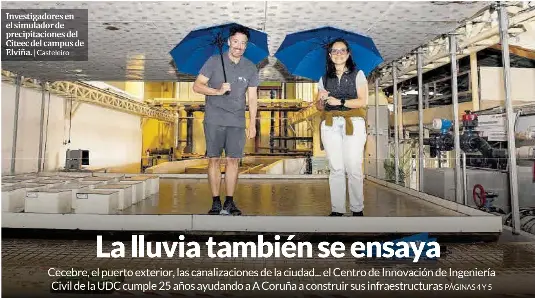 LA LLUVIA TAMBIÉN SE ENSAYA