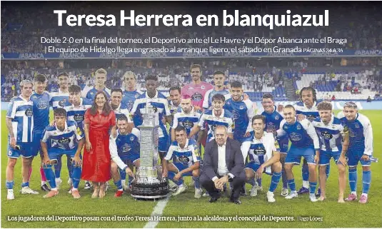 TERESA HERRERA EN BLANQUIAZUL