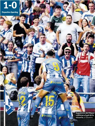 BARCIA LEVANTA AL DÉPOR