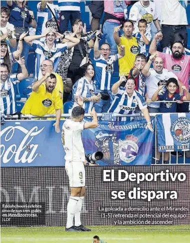 EL DEPORTIVO SE DISPARA