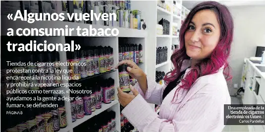 « ALGUNOS VUELVEN A CONSUMIR TABACO TRADICIONAL »