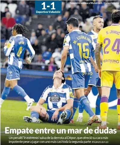 EMPATE ENTRE UN MAR DE DUDAS