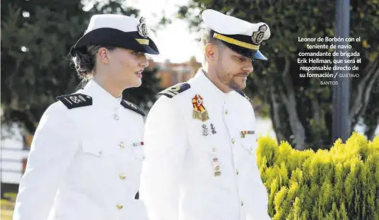 LA PRINCESA LEONOR INGRESA EN LA ESCUELA NAVAL DE MARÍN