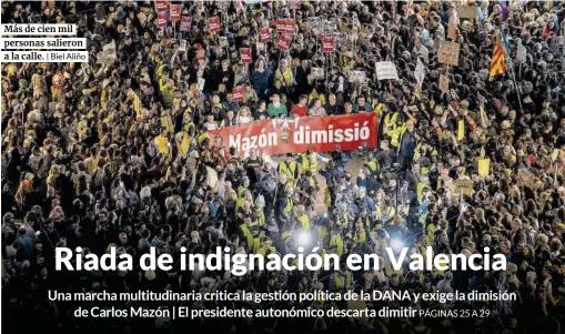 RIADA DE INDIGNACIÓN EN VALENCIA