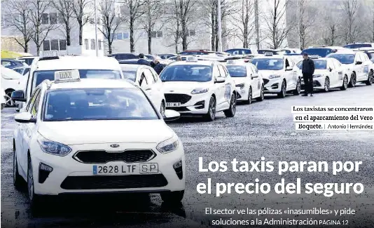 LOS TAXIS PARAN POR EL PRECIO DEL SEGURO