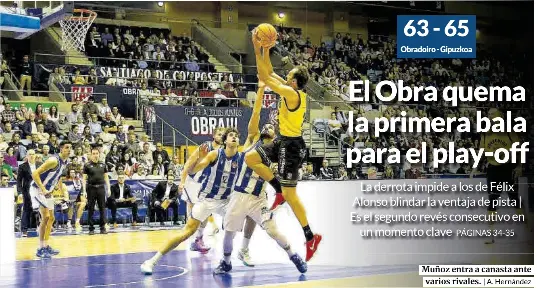EL OBRA QUEMA LA PRIMERA BALA PARA EL PLAY-OFF
