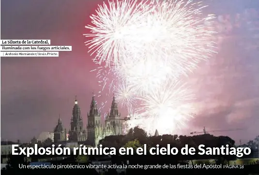 EXPLOSIÓN RÍTMICA EN EL CIELO DE SANTIAGO