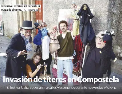 INVASIÓN DE TÍTERES EN COMPOSTELA