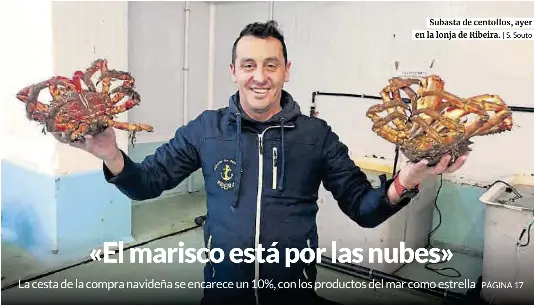 «EL MARISCO ESTÁ POR LAS NUBES»