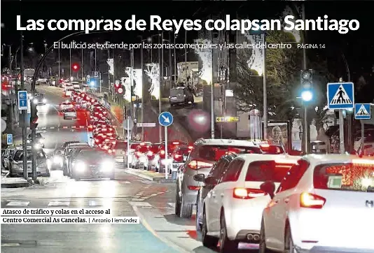 LAS COMPRAS DE REYES COLAPSAN SANTIAGO