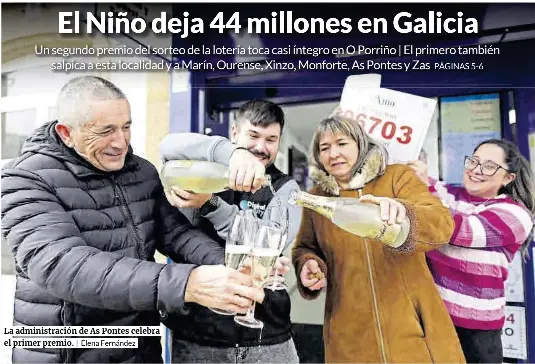 EL NIÑO DEJA 44 MILLONES EN GALICIA