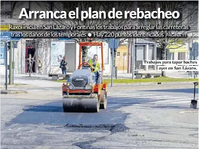 ARRANCA EL PLAN DE REBACHEO