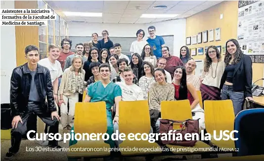CURSO PIONERO DE ECOGRAFÍA EN LA USC