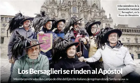 LOS BERSAGLIERI SE RINDEN AL APÓSTOL