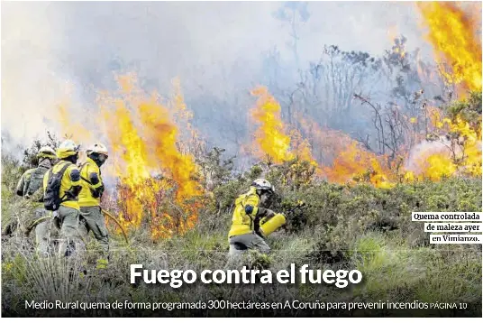 FUEGO CONTRA EL FUEGO