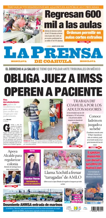 La Prensa de Coahuila - 28 Aug 2023