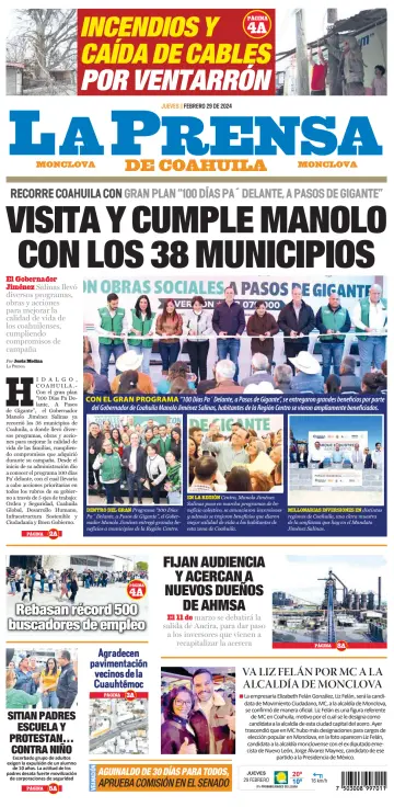 La Prensa de Coahuila - 29 Feb 2024