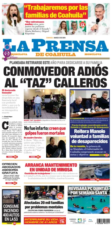 La Prensa de Coahuila - 3 Mar 2024