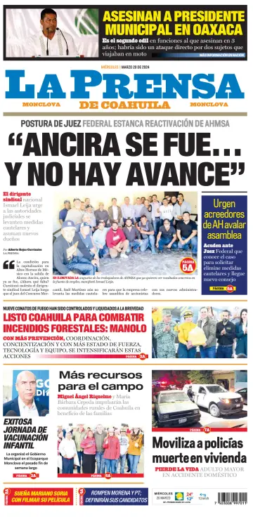 La Prensa de Coahuila - 20 Mar 2024