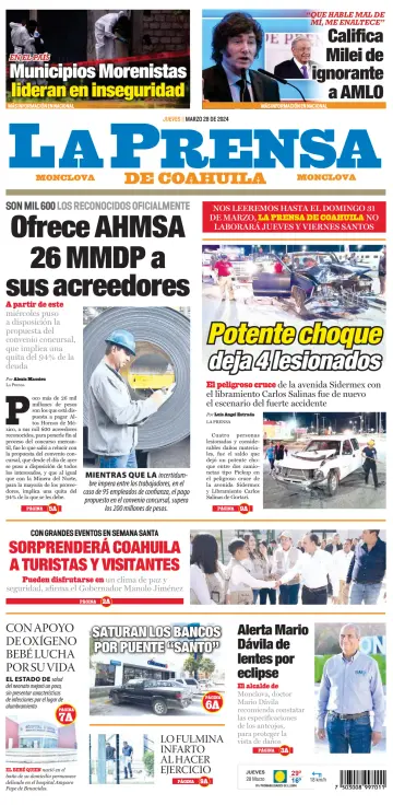La Prensa de Coahuila - 28 Mar 2024