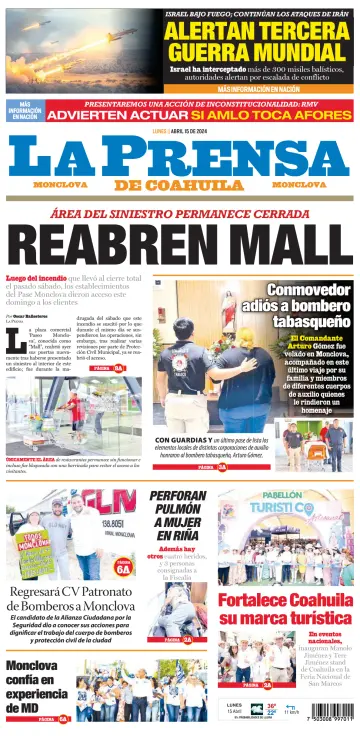 La Prensa de Coahuila - 15 Apr 2024