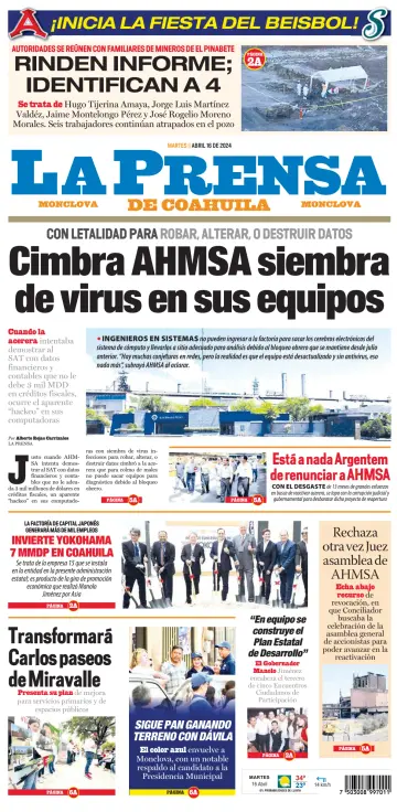 La Prensa de Coahuila - 16 Apr 2024