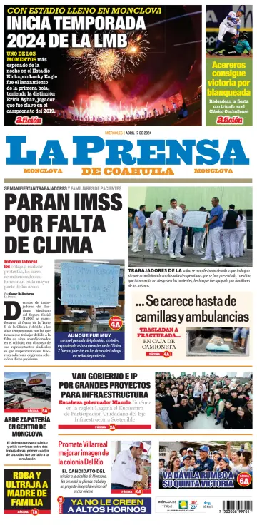La Prensa de Coahuila - 17 Apr 2024