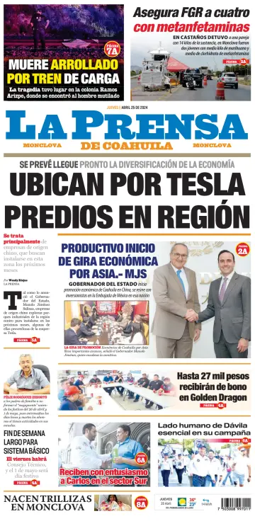 La Prensa de Coahuila - 25 Ebri 2024