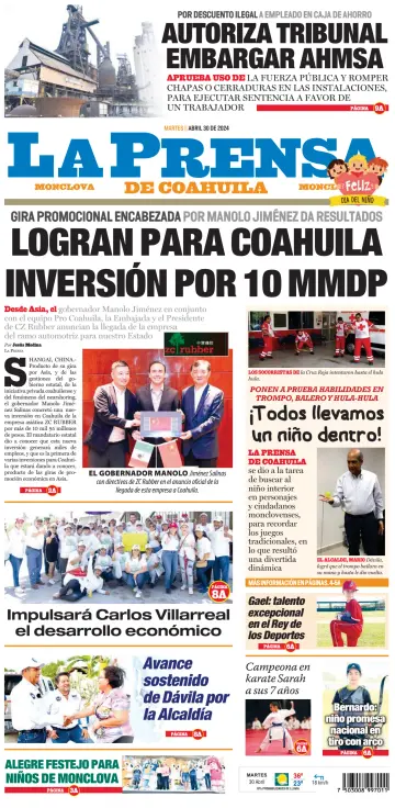 La Prensa de Coahuila - 30 abril 2024