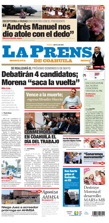 La Prensa de Coahuila - 03 mai 2024