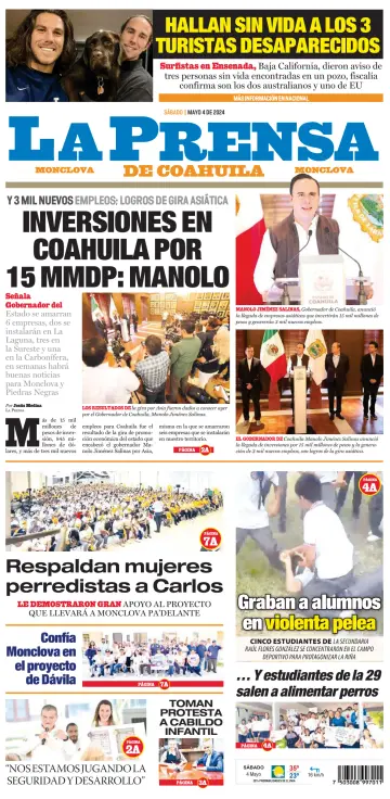 La Prensa de Coahuila - 04 mai 2024