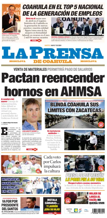 La Prensa de Coahuila - 7 Bealtaine 2024