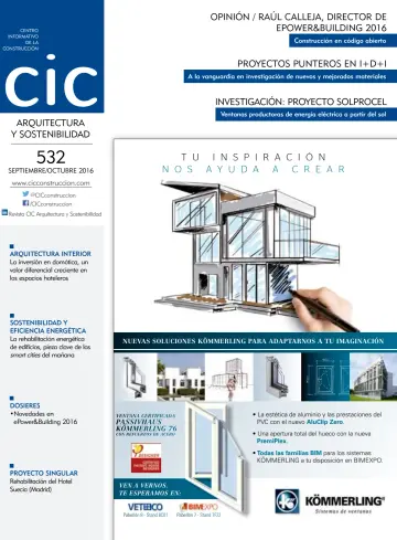 CIC Arquitectura y Construcción - 1 Sep 2016