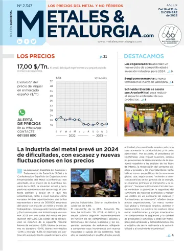 Metales & Metalurgia - 16 Dez. 2023