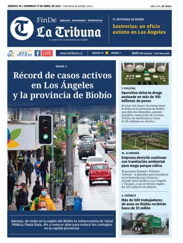 La Tribuna (Los Angeles, Chile) - 10 Apr. 2021
