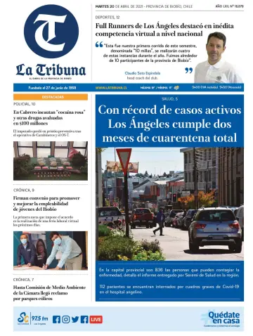 La Tribuna (Los Angeles, Chile) - 20 四月 2021