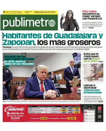 Publimetro Guadalajara - 24 Nis 2024