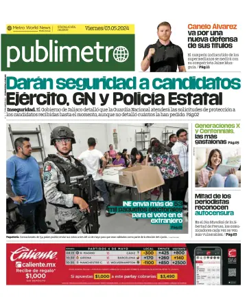 Publimetro Guadalajara - 3 May 2024