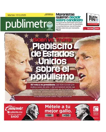 Publimetro Monterrey - 3 Nov 2020