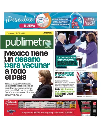 Publimetro Monterrey - 21 Jan 2021