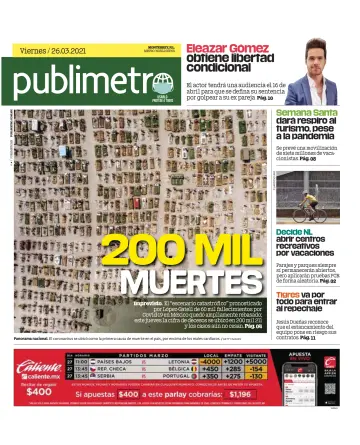 Publimetro Monterrey - 26 Mar 2021