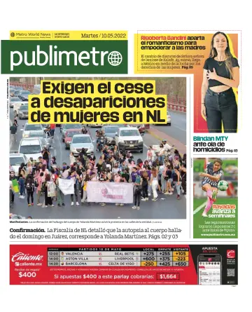 Publimetro Monterrey - 10 May 2022