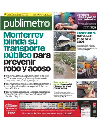 Publimetro Monterrey - 24 May 2022