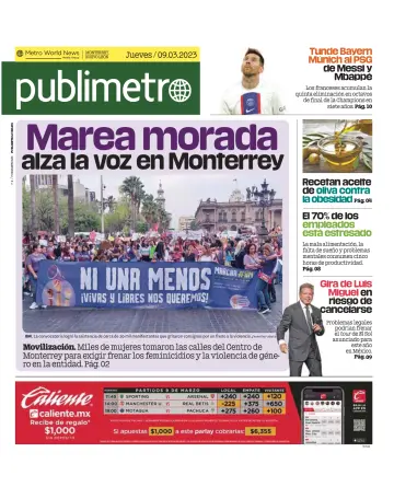 Publimetro Monterrey - 9 Mar 2023