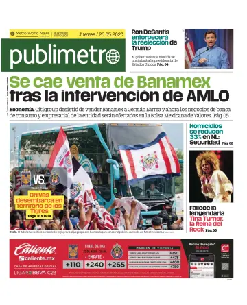 Publimetro Monterrey - 25 May 2023