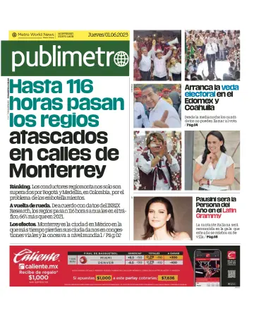 Publimetro Monterrey - 01 6월 2023