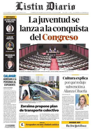 Listin Diario - 27 四月 2024