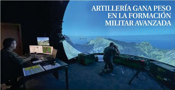 ARTILLERÍA GANA PESO EN LA FORMACIÓN MILITAR AVANZADA