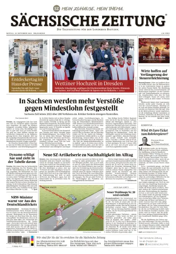 Sächsische Zeitung (Bautzen- Bischofswerda) - 25 Sep 2023